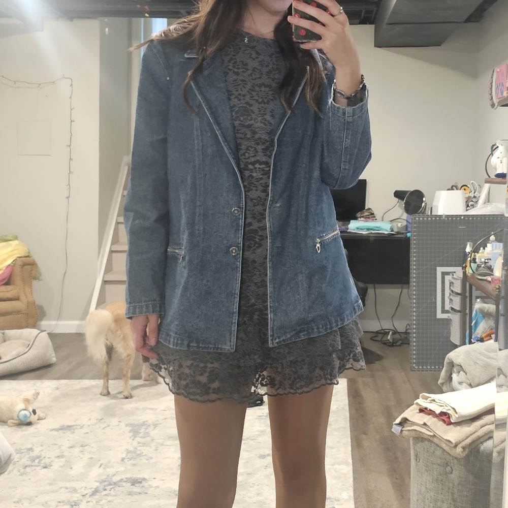 Blue Denim Blazer